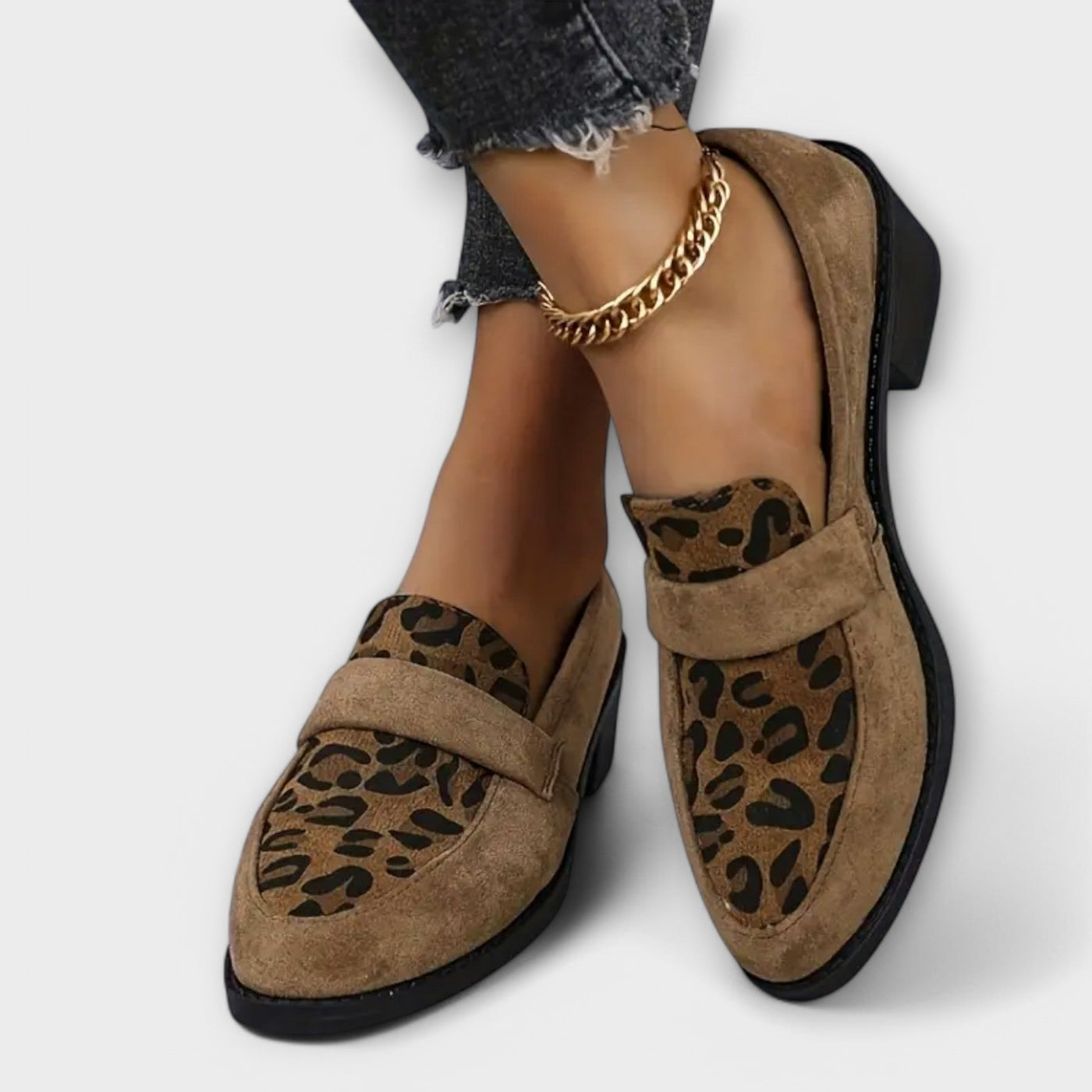 Charlotte | Exquisite Leopard Print Leather Footwear