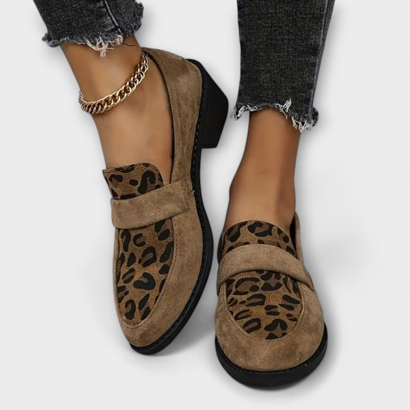 Charlotte | Exquisite Leopard Print Leather Footwear