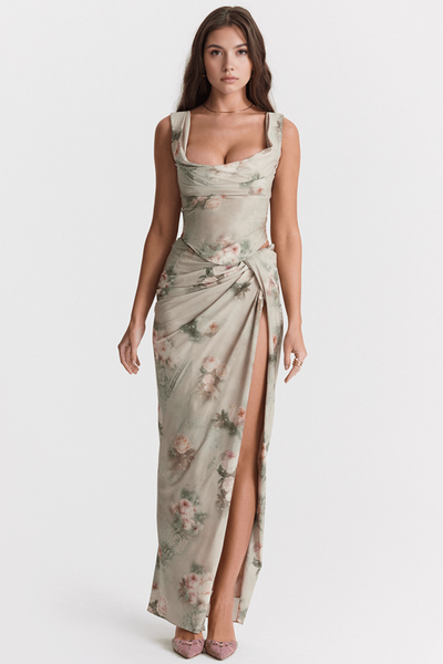 Amelia | Dress With Cutouts and Slit