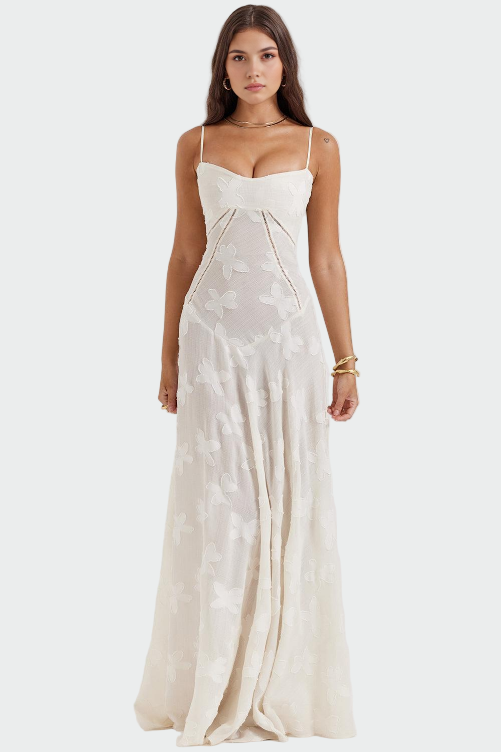 Alexandra | Exquisitely Enchanting Long Floral Dress