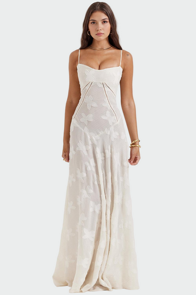 Alexandra | Exquisitely Enchanting Long Floral Dress