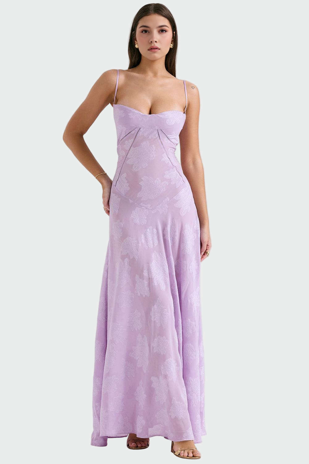 Alexandra | Exquisitely Enchanting Long Floral Dress