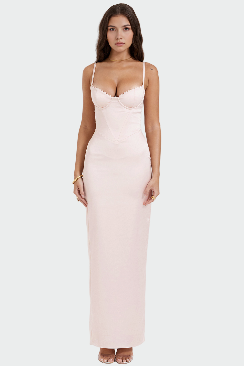 Alexandra | Exquisitely Elegant Satin Evening Dress