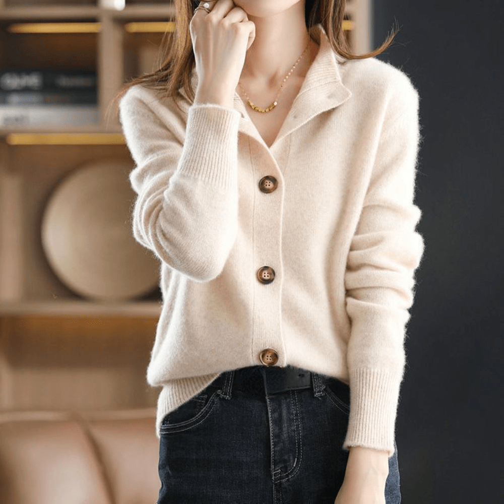 Cressida™ | Knitted Cashmere Cardigan