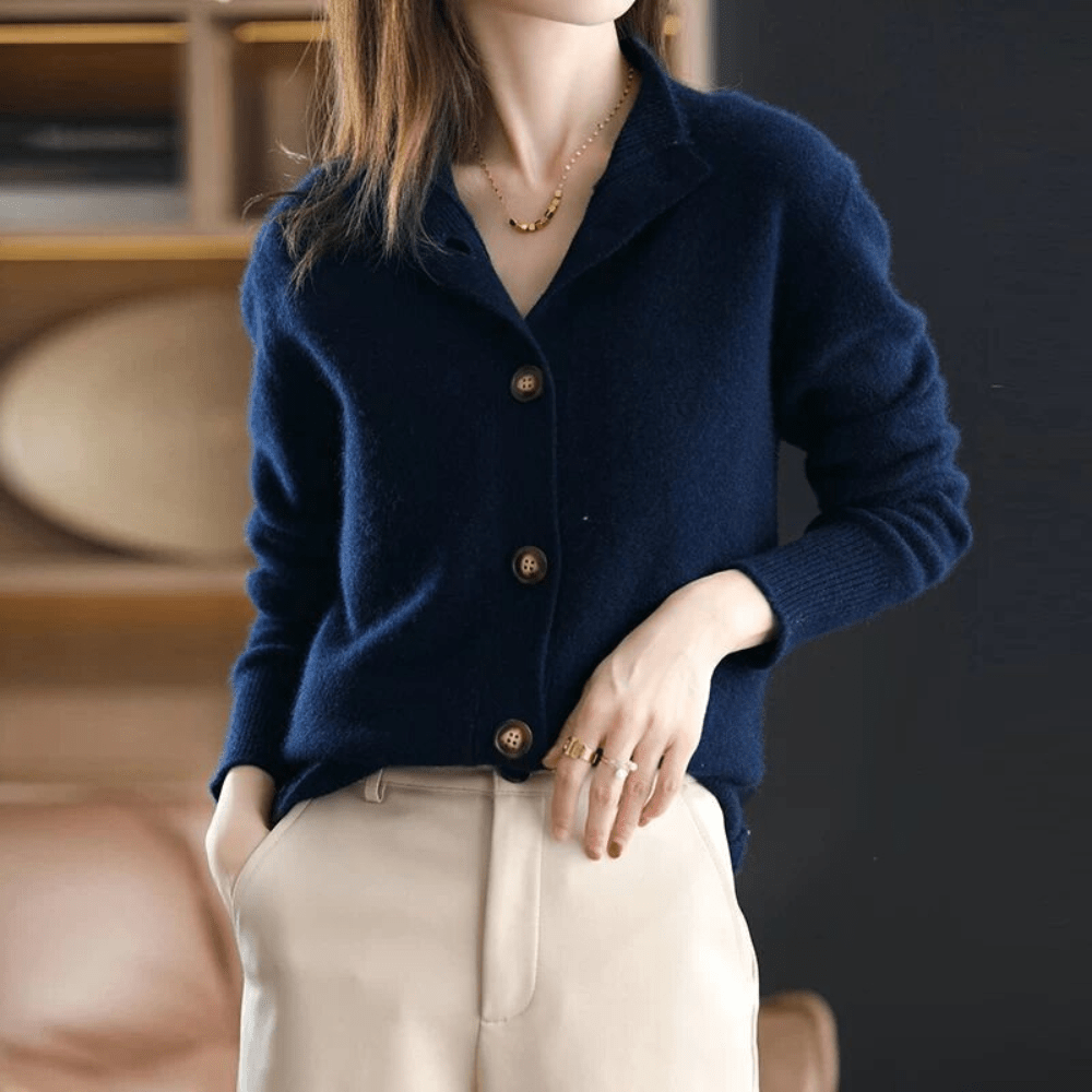 Cressida™ | Knitted Cashmere Cardigan