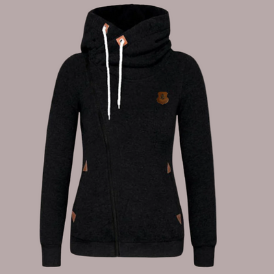 Felicity | Hoodie Jacket – Asymmetrical Zip