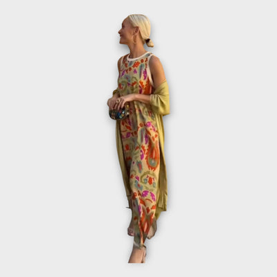 Amelia | Maxi Dress Intricately Ornamental Patterns