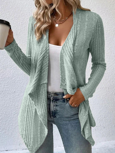 Women's casual open-front cardigan