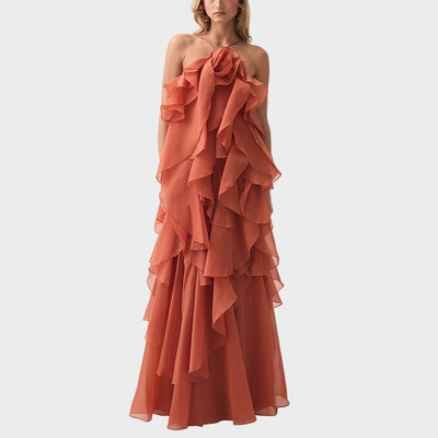 Elizabeth | Sophisticated Chantilly Lace Maxi Dress