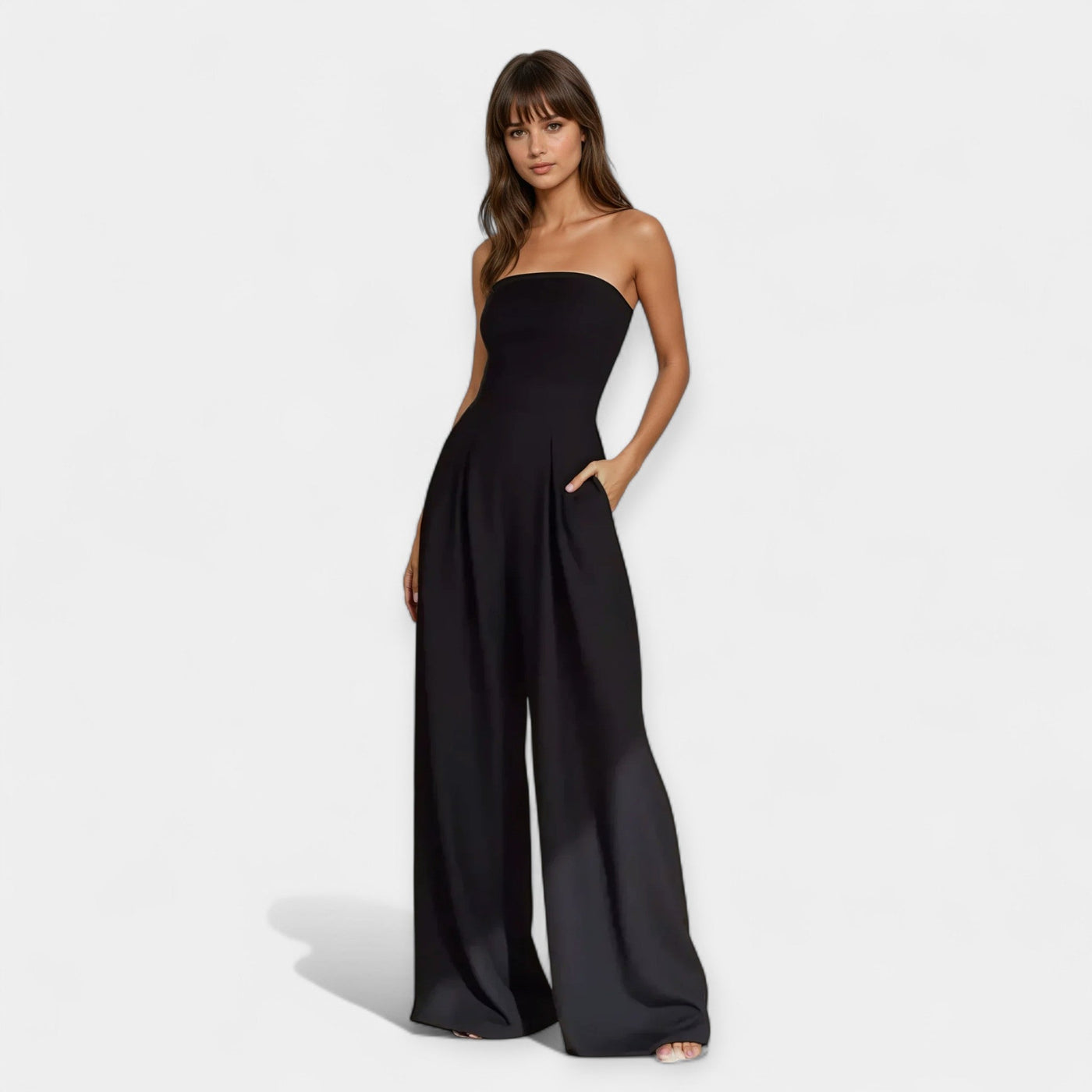 Winchester | Strappy Corset Style Evening Jumpsuit