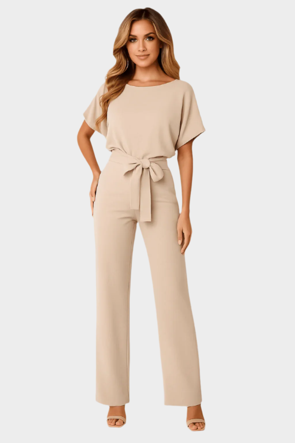 Finley | Timeless Sophisticated Jumpsuit With Belt