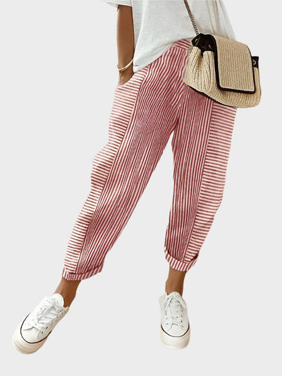 Cameron Timeless Striped Casual Trousers Collection