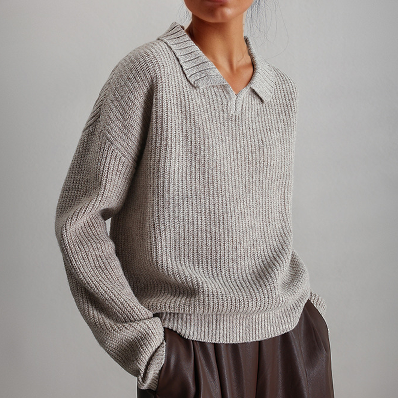 Bonnie | Knitted Loose Sweater With Long Sleeves
