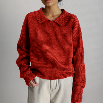 Bonnie | Knitted Loose Sweater With Long Sleeves