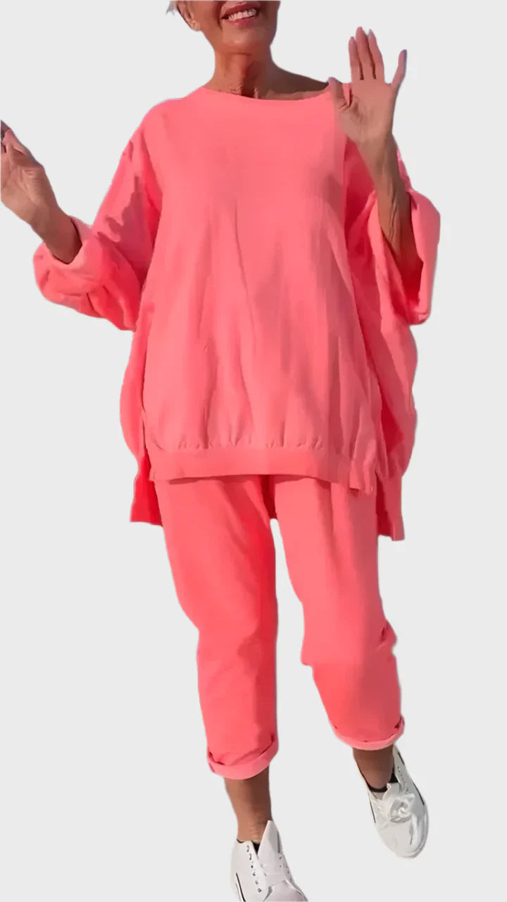 Alex | Extravagantly Cosy Round-Neckline Lounge Set