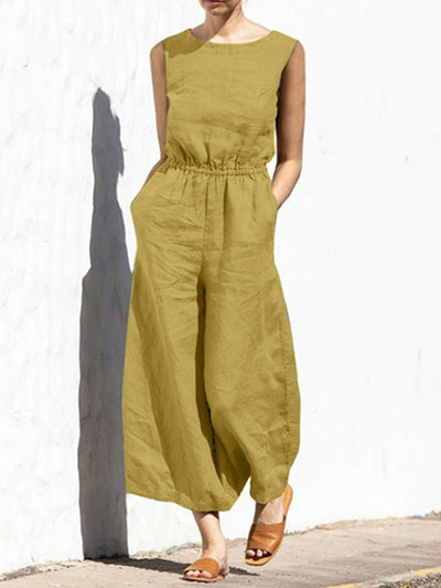 Sleeveless Women’s Jumpsuit | Casual & Formal Style | Lightweight & Comfortable